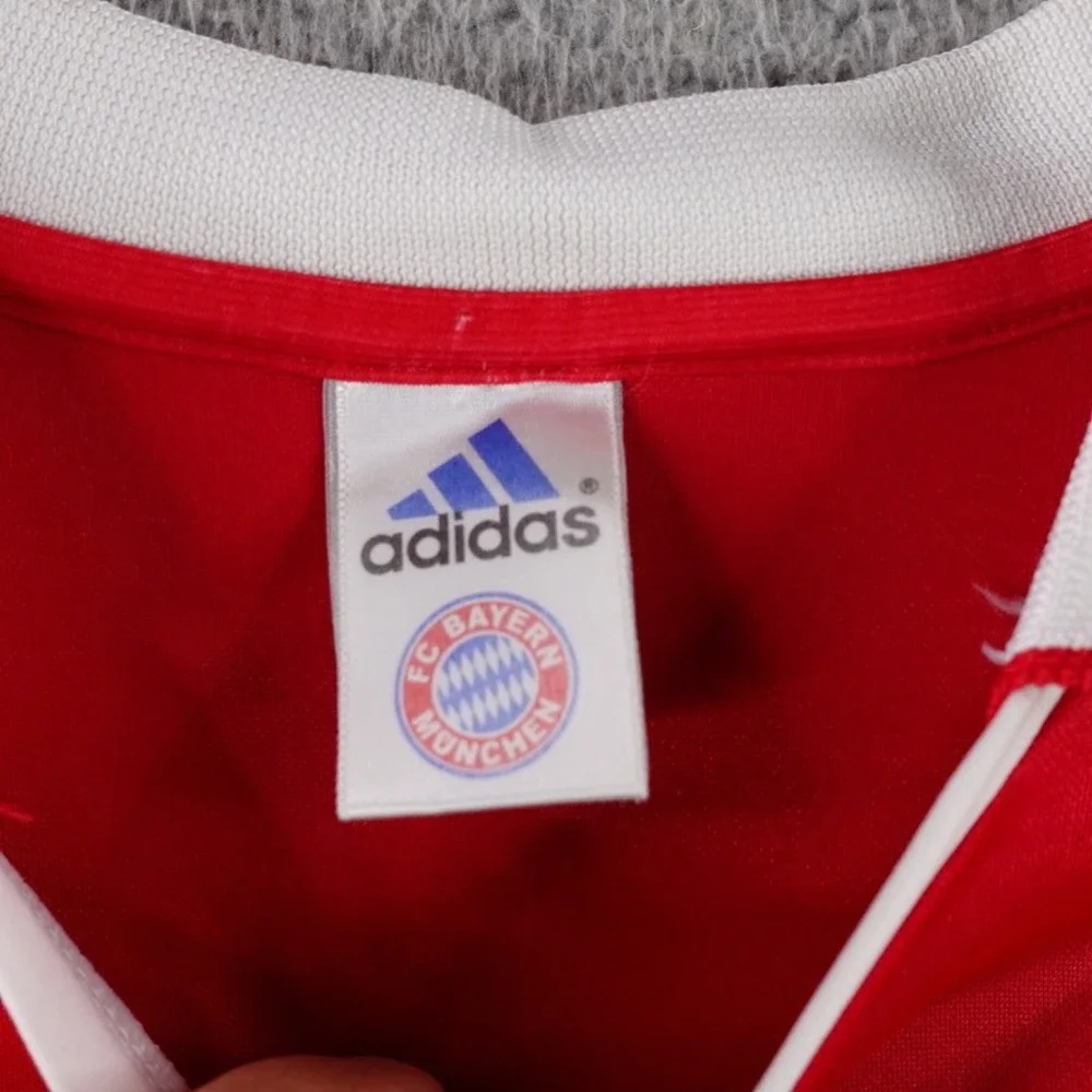 FC Bayern Munich Jersey Mens Small Red 2004 2005 Adidas T-Com Home Soccer Shirt - Picture 4 of 12